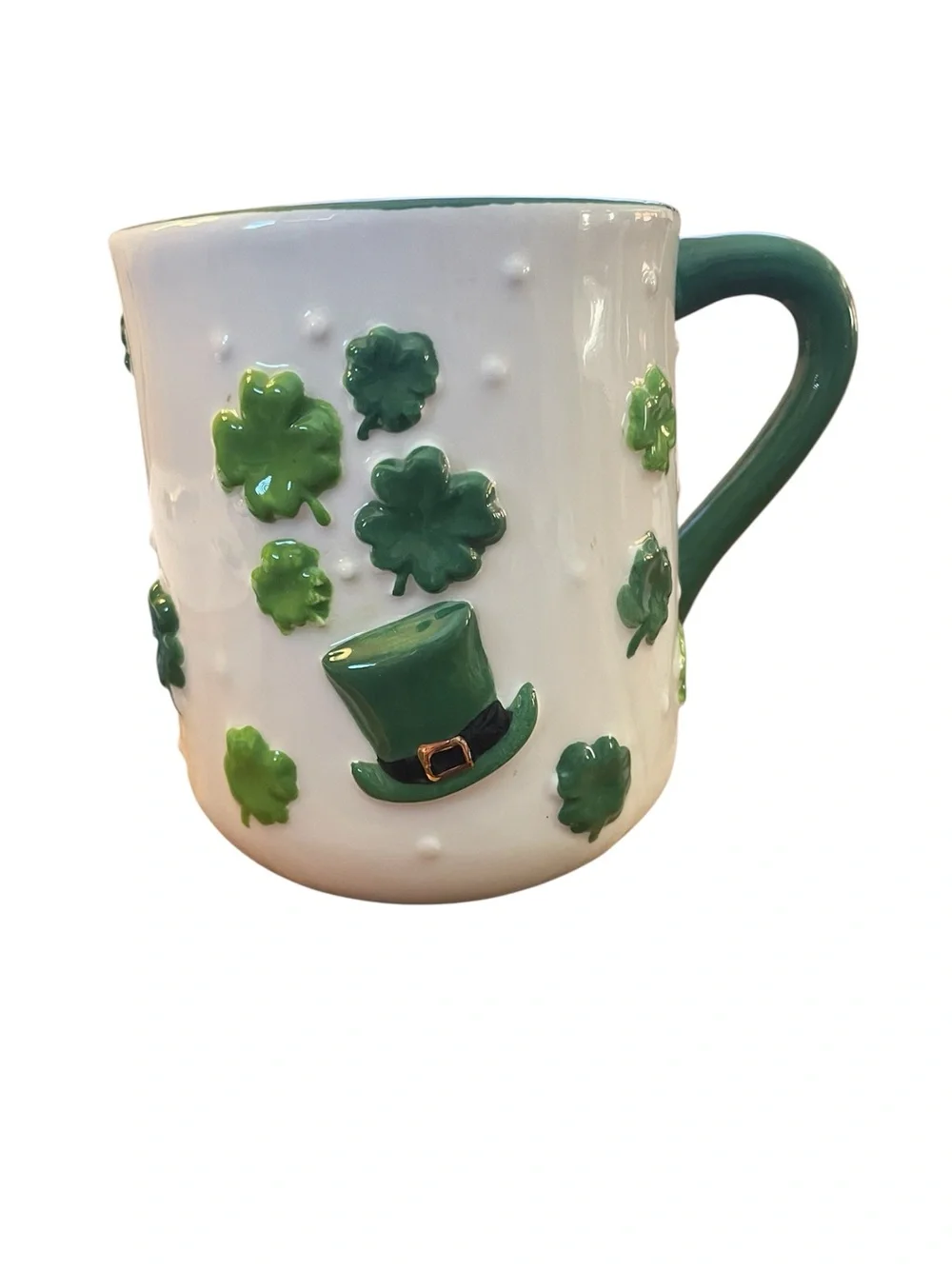 St. Patrick's Day Shamrock Ceramic Mug Irish coffee Shamrocks Sheffield Home NEW
